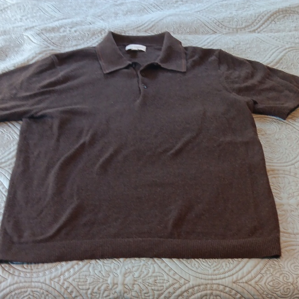 Free Assembly Wool Blend‎ Polo Shirt Large